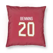 Red Florida Panthers  Mike Benning  Pillow Cover (18 X 18)