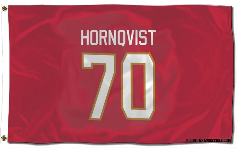 Red Florida Panthers  Patric Hornqvist  Flag (3 X 5)