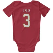 Red Florida Panthers  Paul Laus  Newborn & Infant Bodysuit