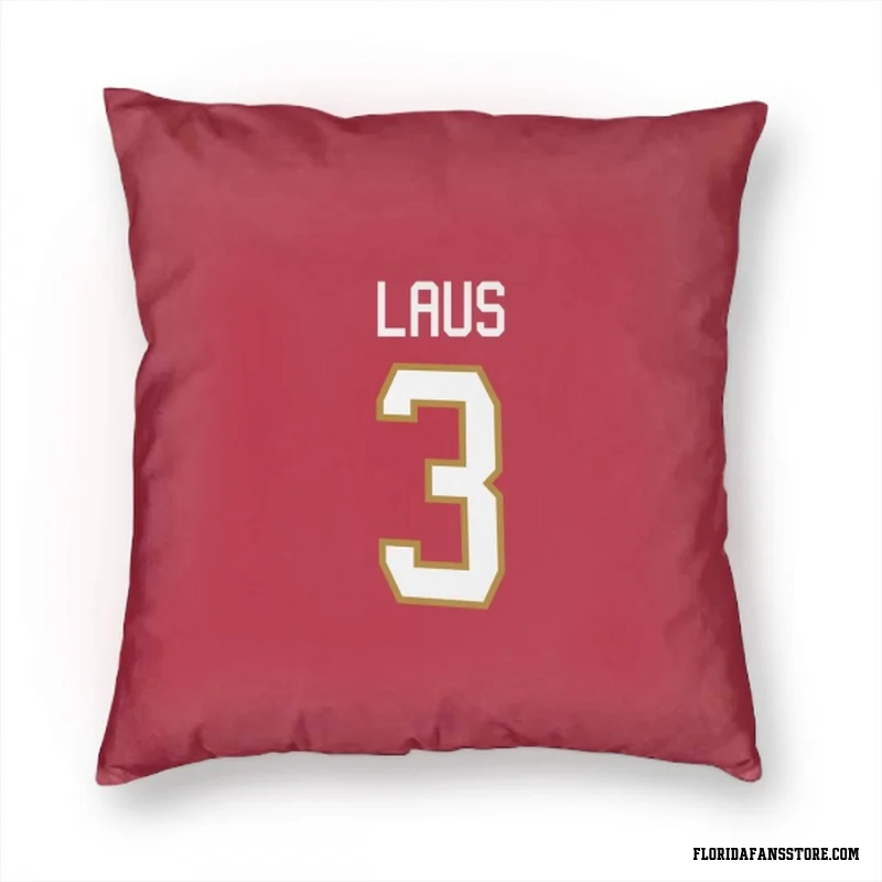 Red Florida Panthers  Paul Laus  Pillow Cover (18 X 18)