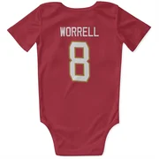 Red Florida Panthers  Peter Worrell  Newborn & Infant Bodysuit