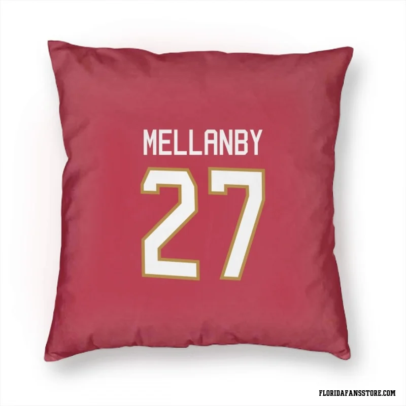 Red Florida Panthers  Scott Mellanby  Pillow Cover (18 X 18)