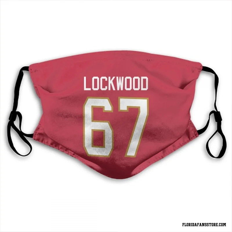 Red Florida Panthers  William Lockwood  Face Mask (With 2 Free PM2.5 Filters)