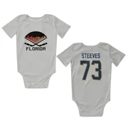 White Florida Panthers  Ben Steeves  Newborn & Infant Bodysuit