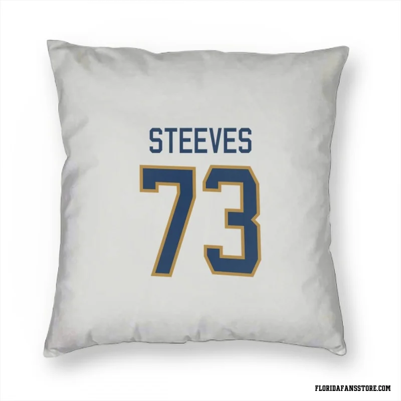 White Florida Panthers  Ben Steeves  Pillow Cover (18 X 18)