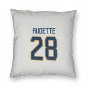 White Florida Panthers  Donald Audette  Pillow Cover (18 X 18)