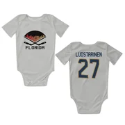 White Florida Panthers  Eetu Luostarinen  Newborn & Infant Bodysuit