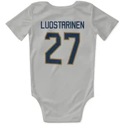 White Florida Panthers  Eetu Luostarinen  Newborn & Infant Bodysuit