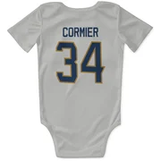 White Florida Panthers  Evan Cormier  Newborn & Infant Bodysuit