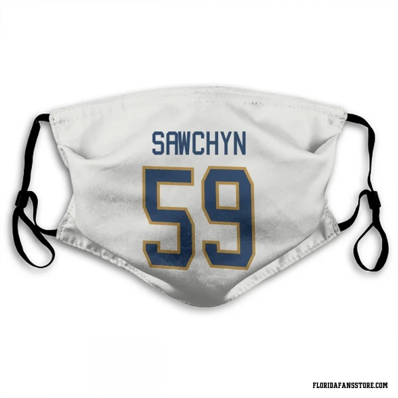 White Florida Panthers  Gracyn Sawchyn  Face Mask (With 2 Free PM2.5 Filters)