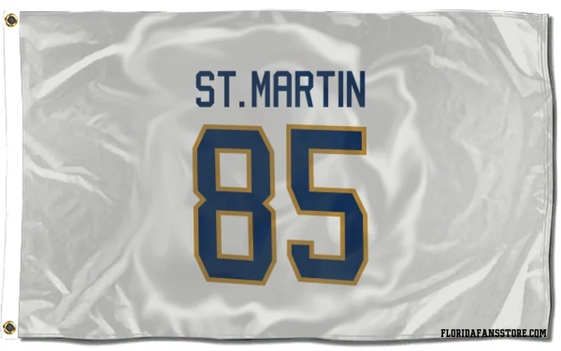 White Florida Panthers  Hunter St. Martin  Flag (3 X 5)