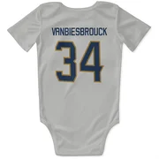 White Florida Panthers  John Vanbiesbrouck  Newborn & Infant Bodysuit