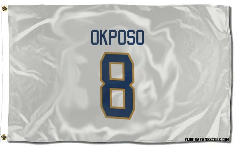 White Florida Panthers  Kyle Okposo  Flag (3 X 5)