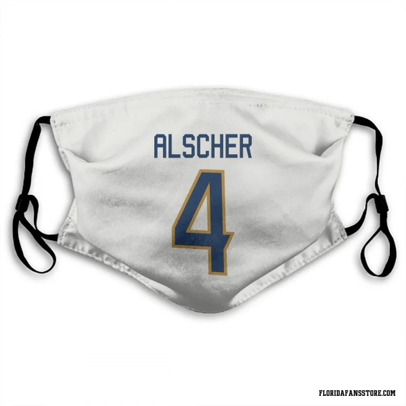 White Florida Panthers  Marek Alscher  Face Mask (With 2 Free PM2.5 Filters)