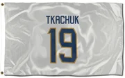 White Florida Panthers  Matthew Tkachuk  Flag (3 X 5)