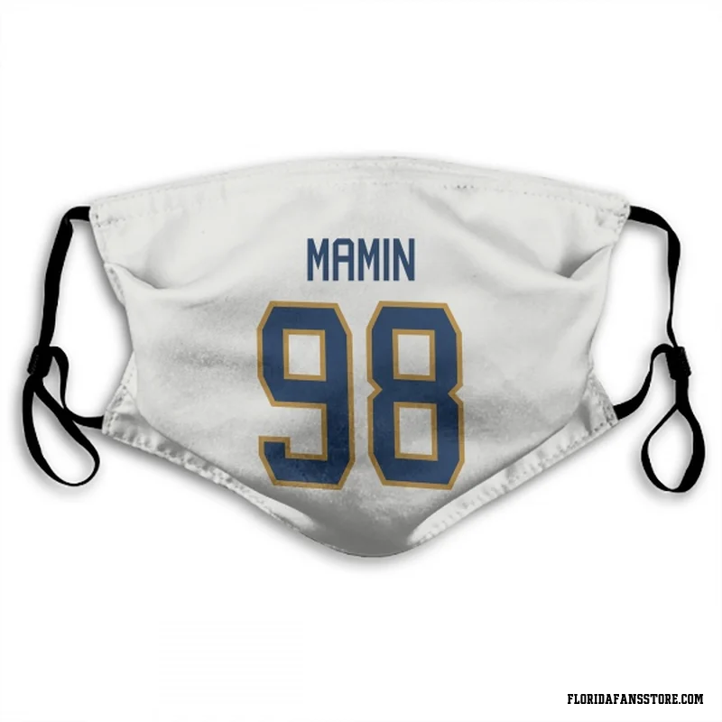 White Florida Panthers  Maxim Mamin  Face Mask (With 2 Free PM2.5 Filters)