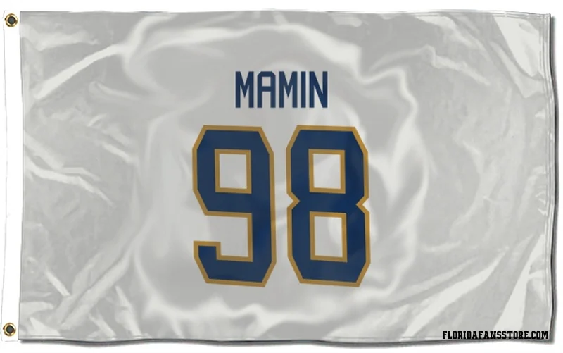 White Florida Panthers  Maxim Mamin  Flag (3 X 5)