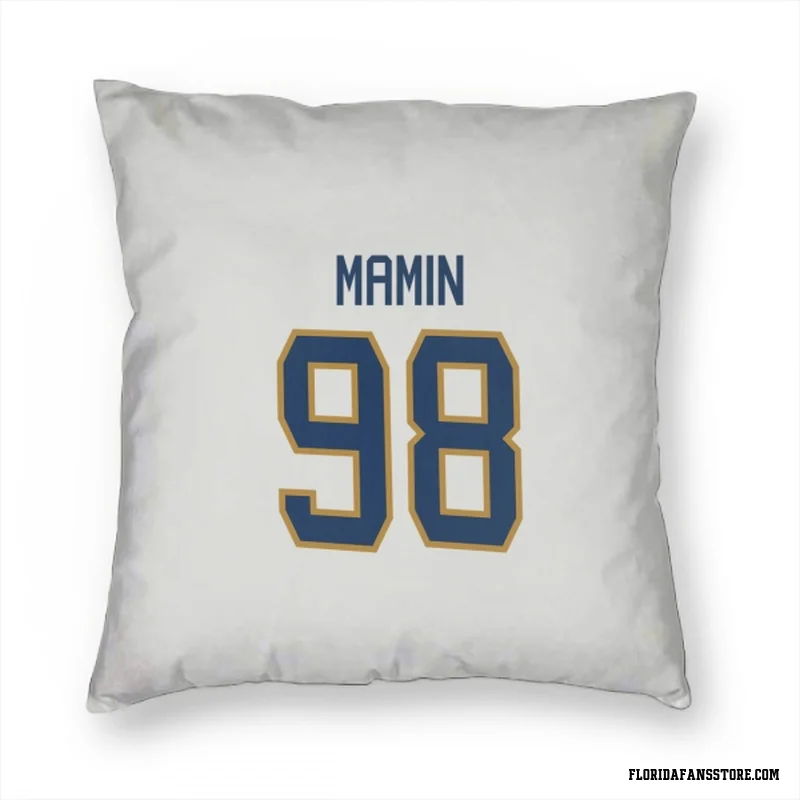 White Florida Panthers  Maxim Mamin  Pillow Cover (18 X 18)