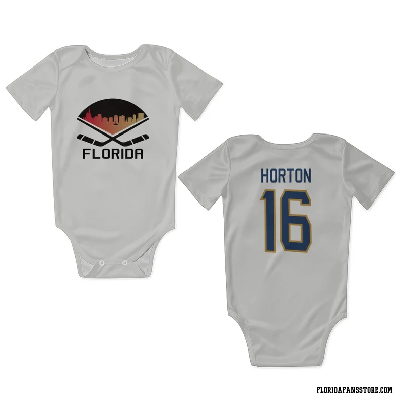 White Florida Panthers  Nathan Horton  Newborn & Infant Bodysuit