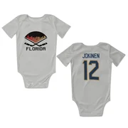 White Florida Panthers  Olli Jokinen  Newborn & Infant Bodysuit