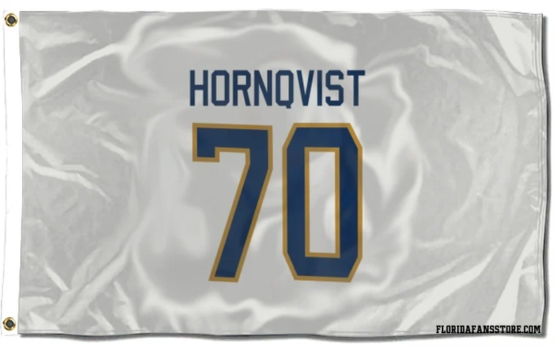 White Florida Panthers  Patric Hornqvist  Flag (3 X 5)