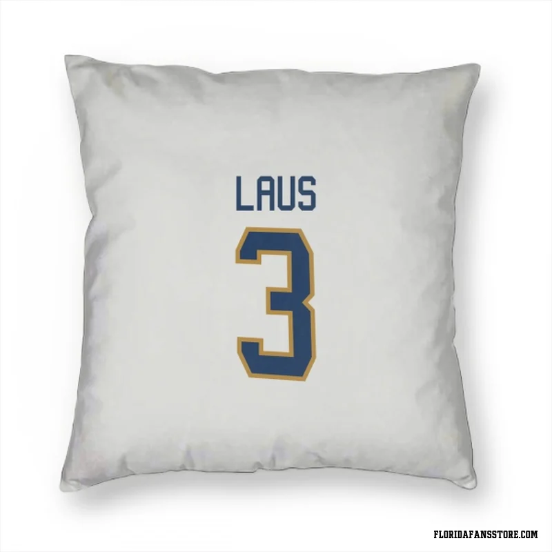 White Florida Panthers  Paul Laus  Pillow Cover (18 X 18)
