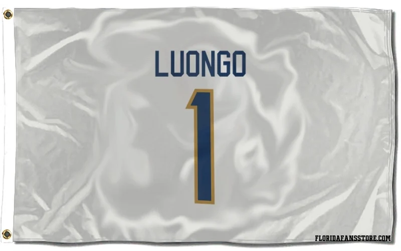 White Florida Panthers  Roberto Luongo  Flag (3 X 5)