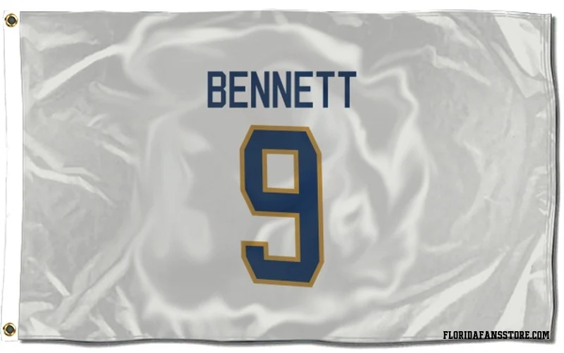 White Florida Panthers  Sam Bennett  Flag (3 X 5)