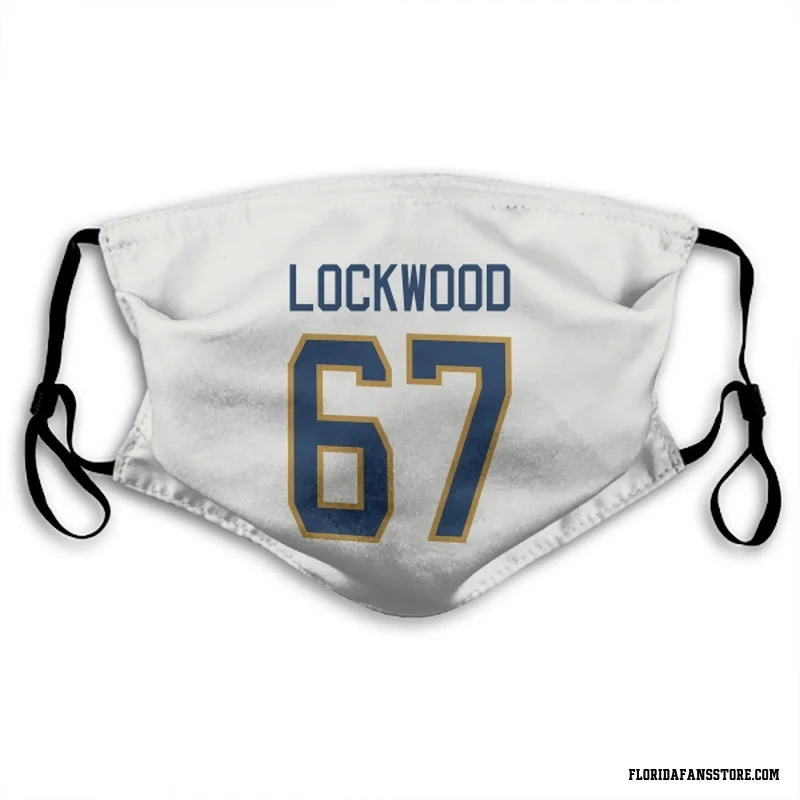 White Florida Panthers  William Lockwood  Face Mask (With 2 Free PM2.5 Filters)